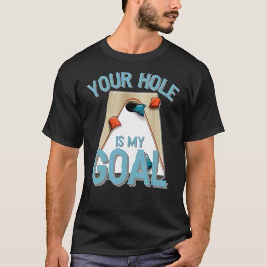 Jouw gat is mijn goal... bean tas. t-shirt (Voorkant)