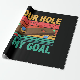 Jouw gat is mijn Goal Cornhole team Bean Bag Lover Cadeaupapier