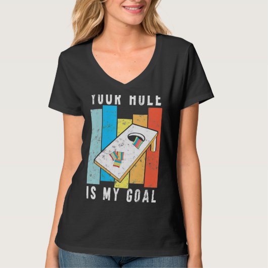 Jouw gat is mijn Goal Retro Style Corngat Bag T-shirt (Voorkant)