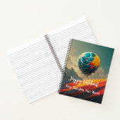 Jouw gedachten zijn jouw wereld notitieboek (Binnen)