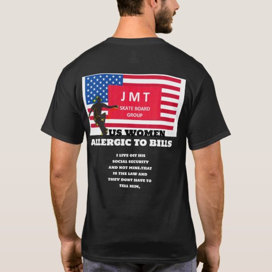 Jouw geld is mijn geld T-shirt (Achterkant)