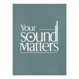 Jouw geluid telt mee perfect poster