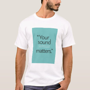 Jouw geluid telt optie 2 t-shirt