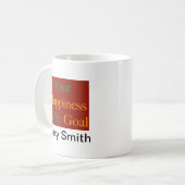 Jouw geluk is mijn doel koffiemok (Voorkant links)