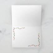 Jouw gezicht hier! Familie van 5 Grappige Kerst Feestdagen Kaart (Binnen)