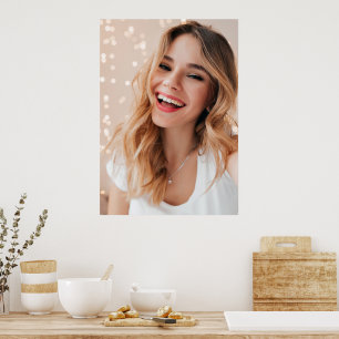 Jouw gezicht op een verjaardags gepersonaliseerde poster