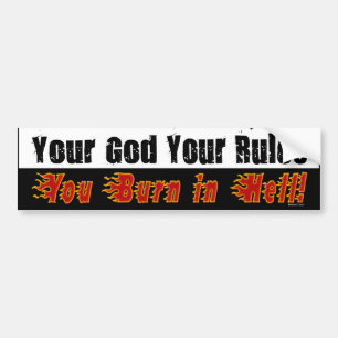 Jouw God Bumpersticker