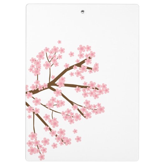 Jouw Grace is voldoende Bijbelse Cherry Blossom. Klembord (Achterkant)