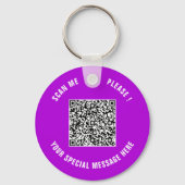 Jouw grappige QR-code-sleutelhanger met gepersonal Sleutelhanger (Voorkant)