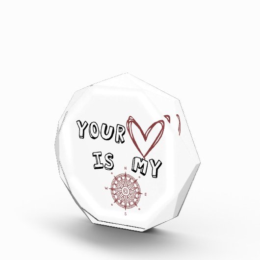 Jouw hart is mijn kompas. fotoblokken (Rechts)