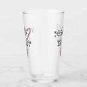 Jouw hart is mijn kompas. glas (Rechts)