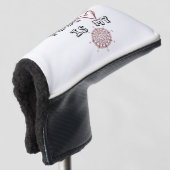 Jouw hart is mijn kompas Golf Balls Golfheadcover (3/4 voorkant)