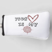Jouw hart is mijn kompas Golf Balls Golfheadcover (Voorkant)