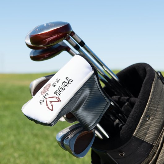 Jouw hart is mijn kompas Golf Balls Golfheadcover (Insitu)