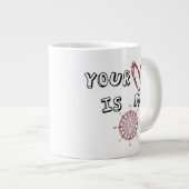 Jouw hart is mijn kompas. grote koffiekop (Voorkant rechts)