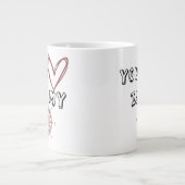 Jouw hart is mijn kompas. grote koffiekop (Voorkant)