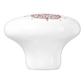 Jouw hart is mijn kompas. keramische knop (Zijkant)