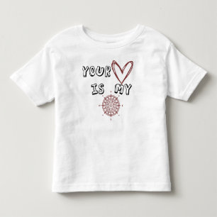 Jouw hart is mijn kompas. kinder shirts