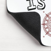 Jouw hart is mijn kompas. muismat (Hoek)