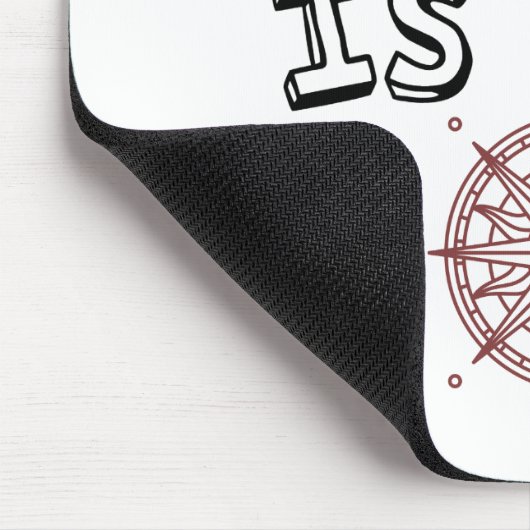 Jouw hart is mijn kompas. muismat (Hoek)