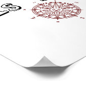 Jouw hart is mijn kompas. poster (Hoek)