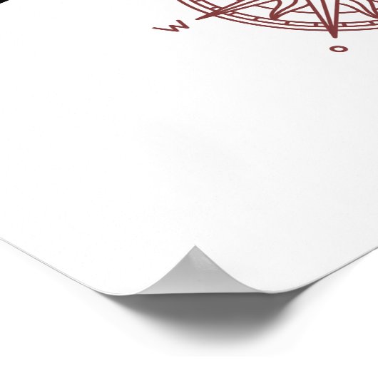 Jouw hart is mijn kompas. poster (Hoek)