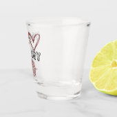 Jouw hart is mijn kompas. shot glas (Rechts)
