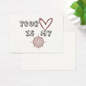 Jouw hart is mijn kompas visitekaartje (Bureau)