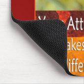 Jouw houding - Motivatie Mousepad Muismat (Hoek)