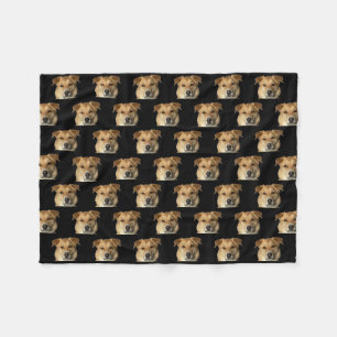Jouw huisdier foto hond kat leuke grappige fleece deken