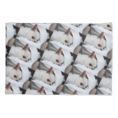 Jouw huisdier hond puppy aangepaste foto chihuahua kussensloop (Achterkant)