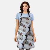 Jouw huisdier hond puppy aangepaste foto chihuahua schort (Gedragen)