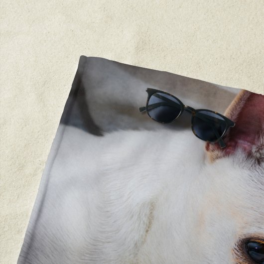 Jouw huisdier hond puppy aangepaste foto chihuahua strandlaken (In situ)