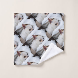 Jouw huisdier hond puppy aangepaste foto chihuahua washandje