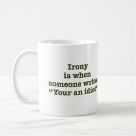 Jouw Idioot. Koffiemok