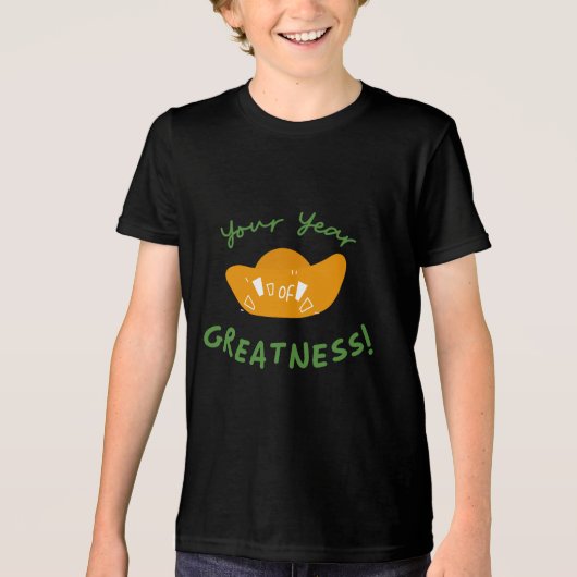 Jouw jaar van grootheid Kids t-shirt (Voorkant)