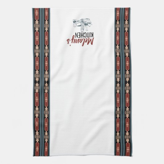 Jouw keuken | Oude Engelse Sjabloon Theedoek (Verticaal)