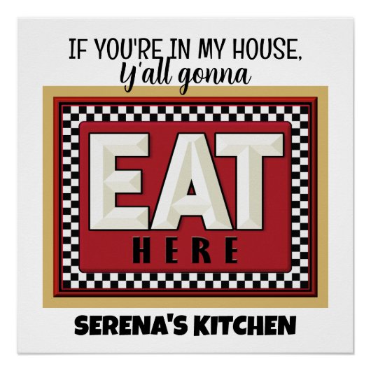 Jouw Keuken Perfect Poster (Voorkant)