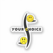 jouw keuze sticker (Voorkant)