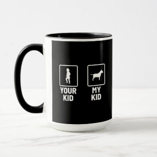 Jouw Kind, mijn Kind Funny Bull Terrier Mok