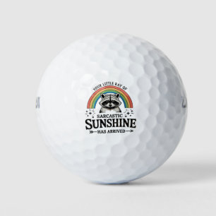 Jouw Kleine Straal Sarcastische Zonneschijn Sarcas Golfballen
