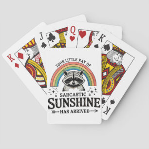 Jouw Kleine Straal Sarcastische Zonneschijn Sarcas Pokerkaarten