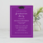 Jouw kleuren diploma uitnodiging - Kies lettertype (Staand voorkant)