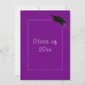 Jouw kleuren diploma uitnodiging - Kies lettertype (Achterkant)