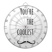 Jouw koelste snor dartbord (Voorkant)