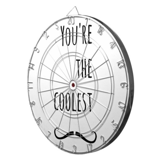 Jouw koelste snor dartbord (Voorkant Rechts)