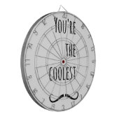 Jouw koelste snor dartbord (Voorkant Links)