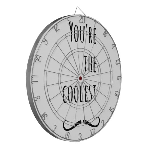 Jouw koelste snor dartbord (Voorkant Links)