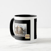 Jouw koningin, ik heb haar gegijzeld. mok (Voorkant links)