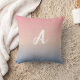 Jouw letter aangepaste Neon Dawn Kussen
